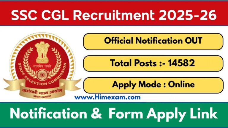 SSC Combined Graduate Level Exam (CGL) 2025:
