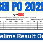 SBI PO Result 2025